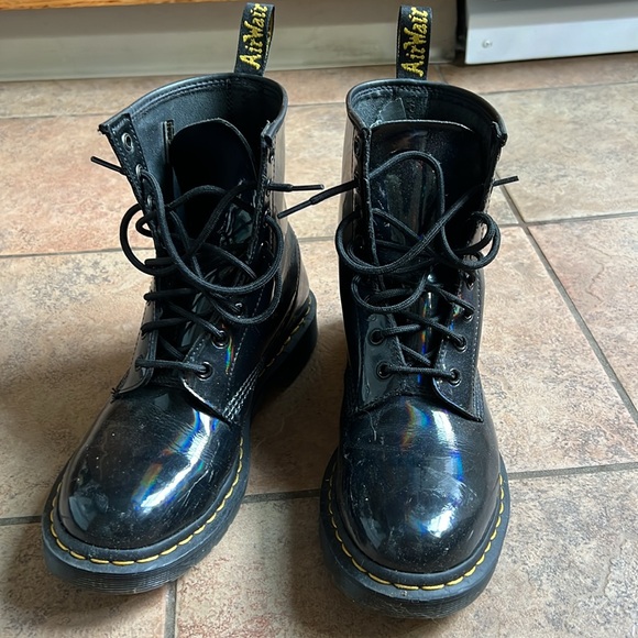 RARE Rainbow patent doc martens 1460 - Picture 2 of 10